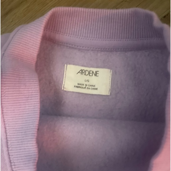 Ardene lilac crewneck, size L - Picture 2 of 3